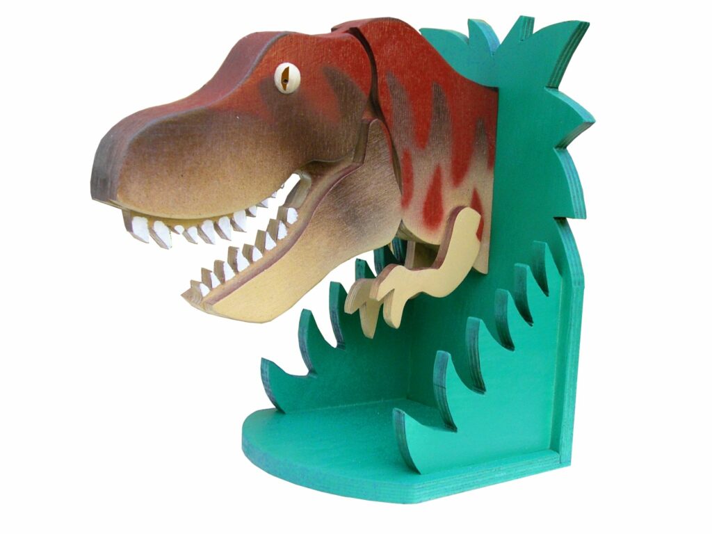 Dinosaur book end